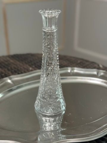 VINTAGE LEAD CRYSTAL vase ECHT BLEIKRISTALL OVER 24% PbO MADE IN WESTERN GERMANY