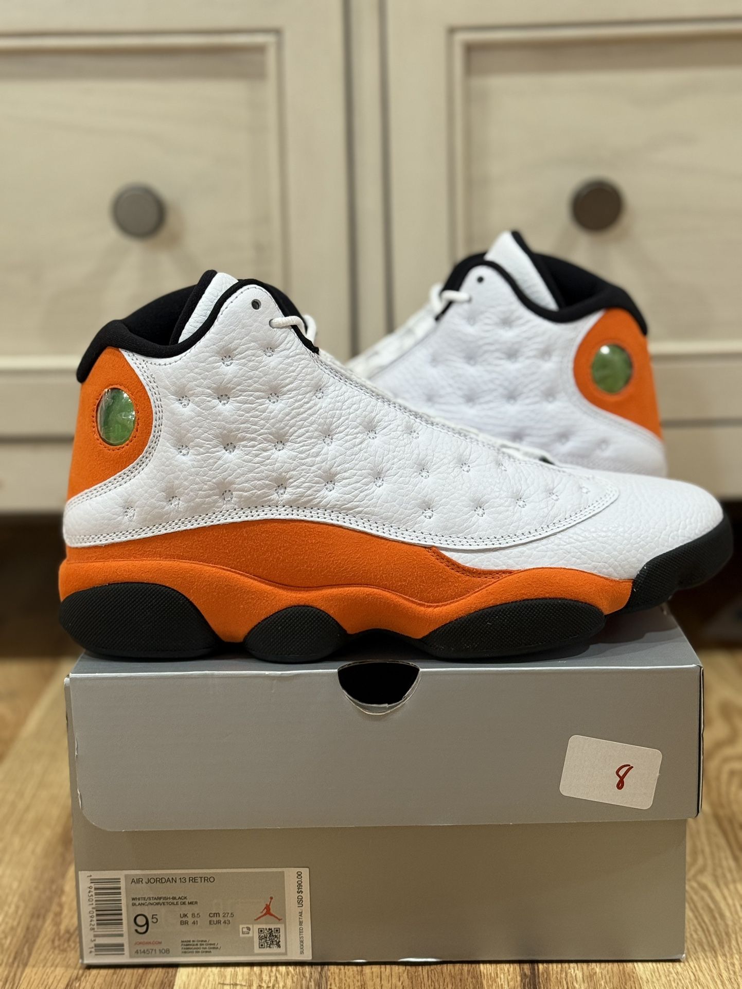 Jordan Retro 13 Starfish Size 9.5 (2021)
