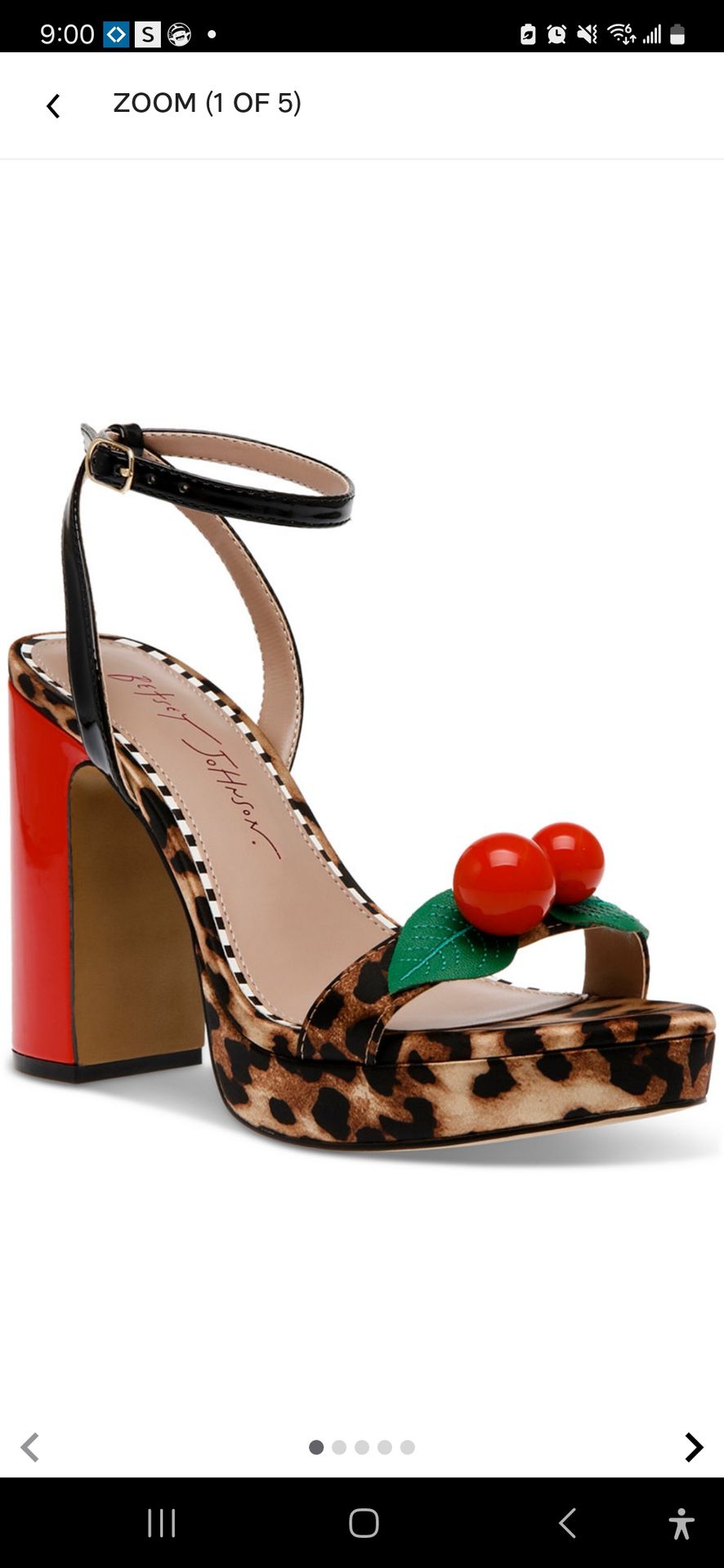 Betsey Johnson Platform Heels 9.5