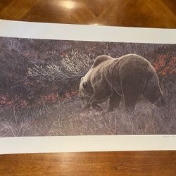 Charles Gause Lithograph Signed Numbered - Shades Of September 19x32