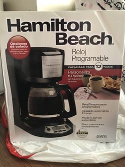 Hamilton beach coffee maker brand new in a box