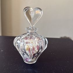 Vintage perfume bottle with beads