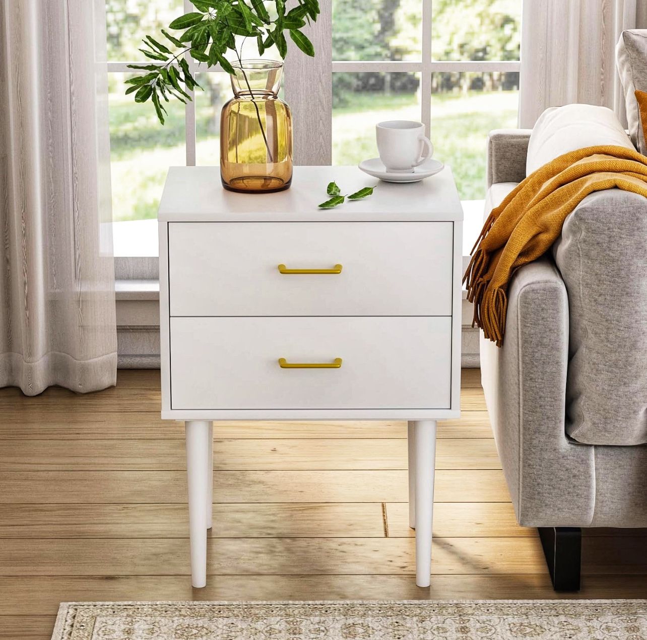 Nightstand / Bedside Table / End Table (Set Of 2)