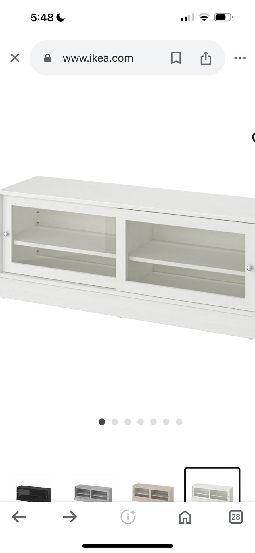 White Idea Tv Stand
