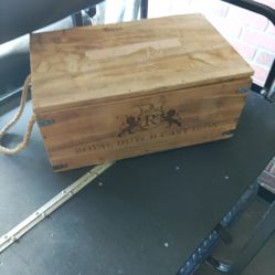 Wood Storage Box Crate