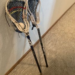 Lacrosse Sticks And Ball