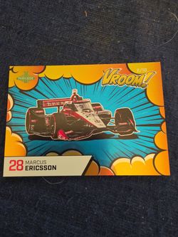 Marcus Ericsson #28 Parkside Vroom Trading Card 2/10
