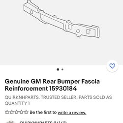 2010 Chevy Traverse (new Oem) Rear Bumper Reinforcement 