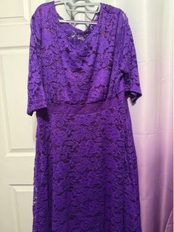 Purple 5x dress