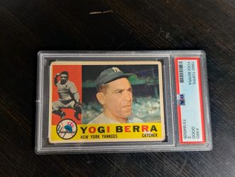 1960 Topps Yogi Berra Card Number 480 PSA 2