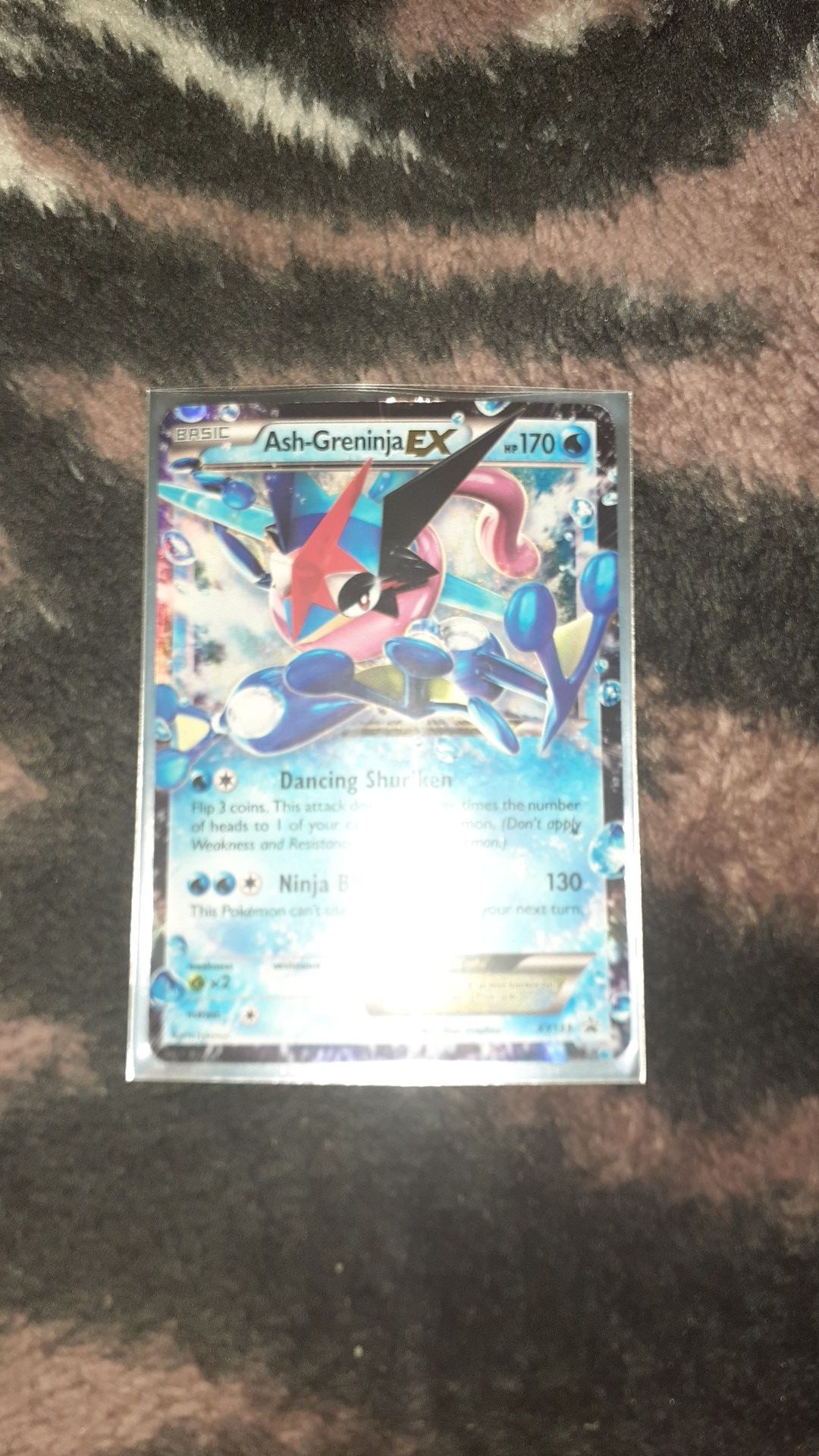 Ash Greninja Ex Rare Promo Card