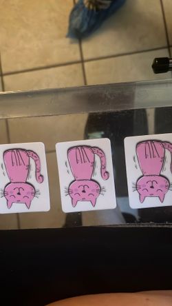Good quality Penguin and cat stickers