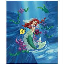 Disneyland little mermaid poster