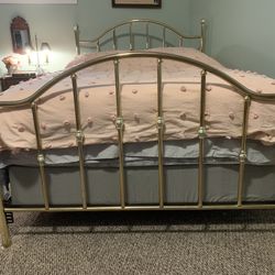 Full Size Brass Bed - Frame Only