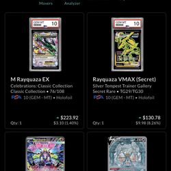 Pokemon Cards Raw And Slabs