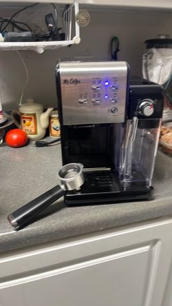 Mr. Coffee One-Touch CoffeeHouse Espresso, Cappuccino, and Latte Maker Silver