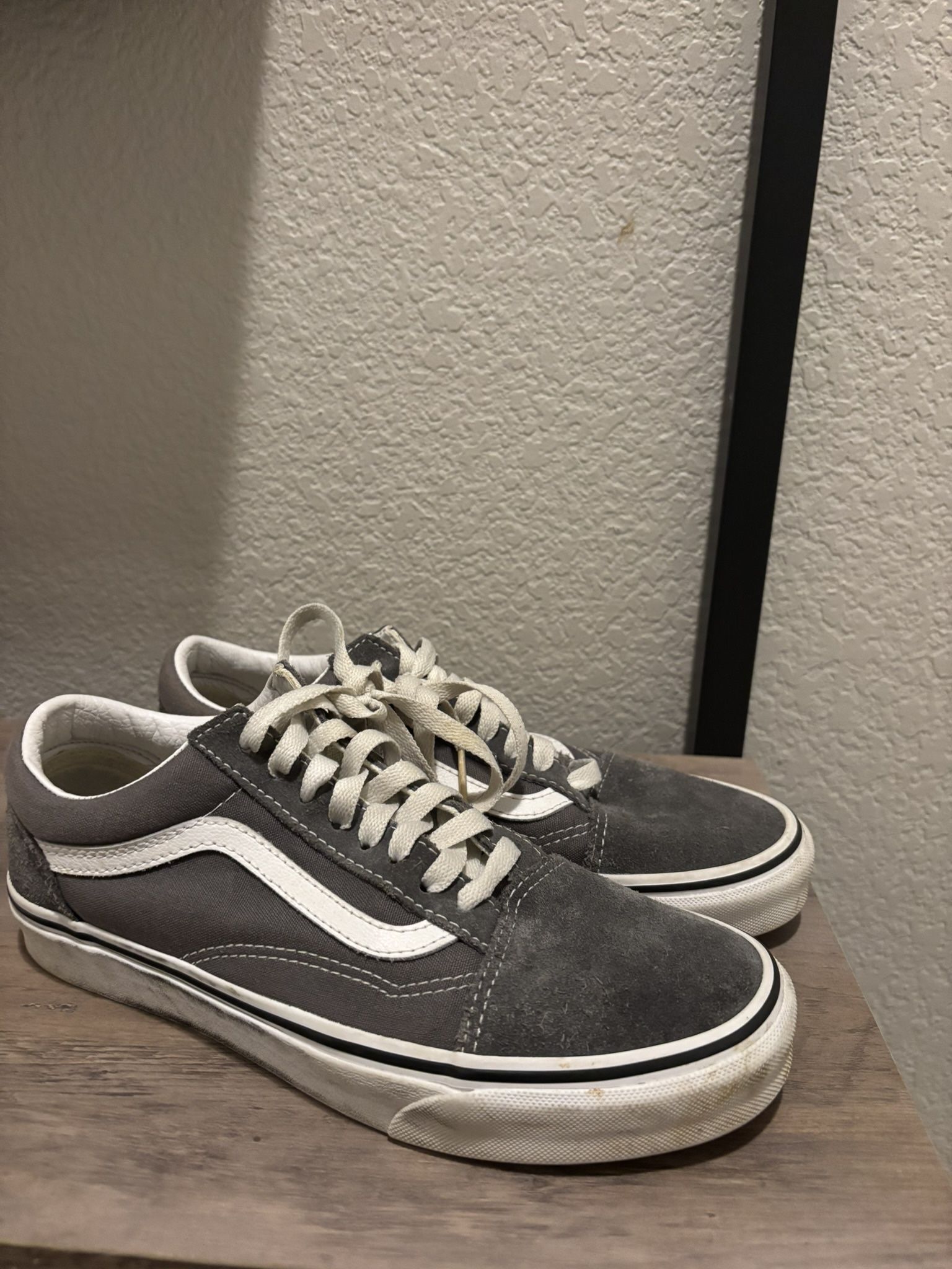 Grey old school vans - W 8.5