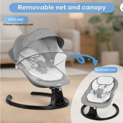 Electric Baby Swing for Newborn Infant Rocker Seat with Music