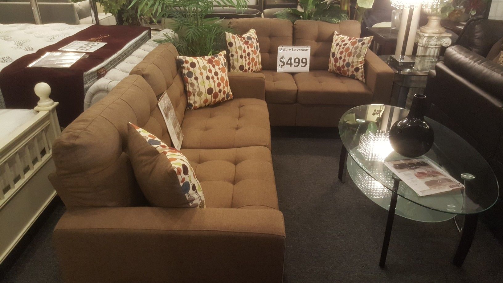 Brand new tan linen 72