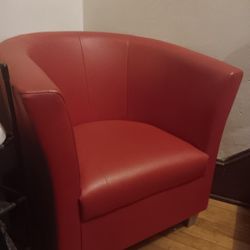 Red Bucket Chair