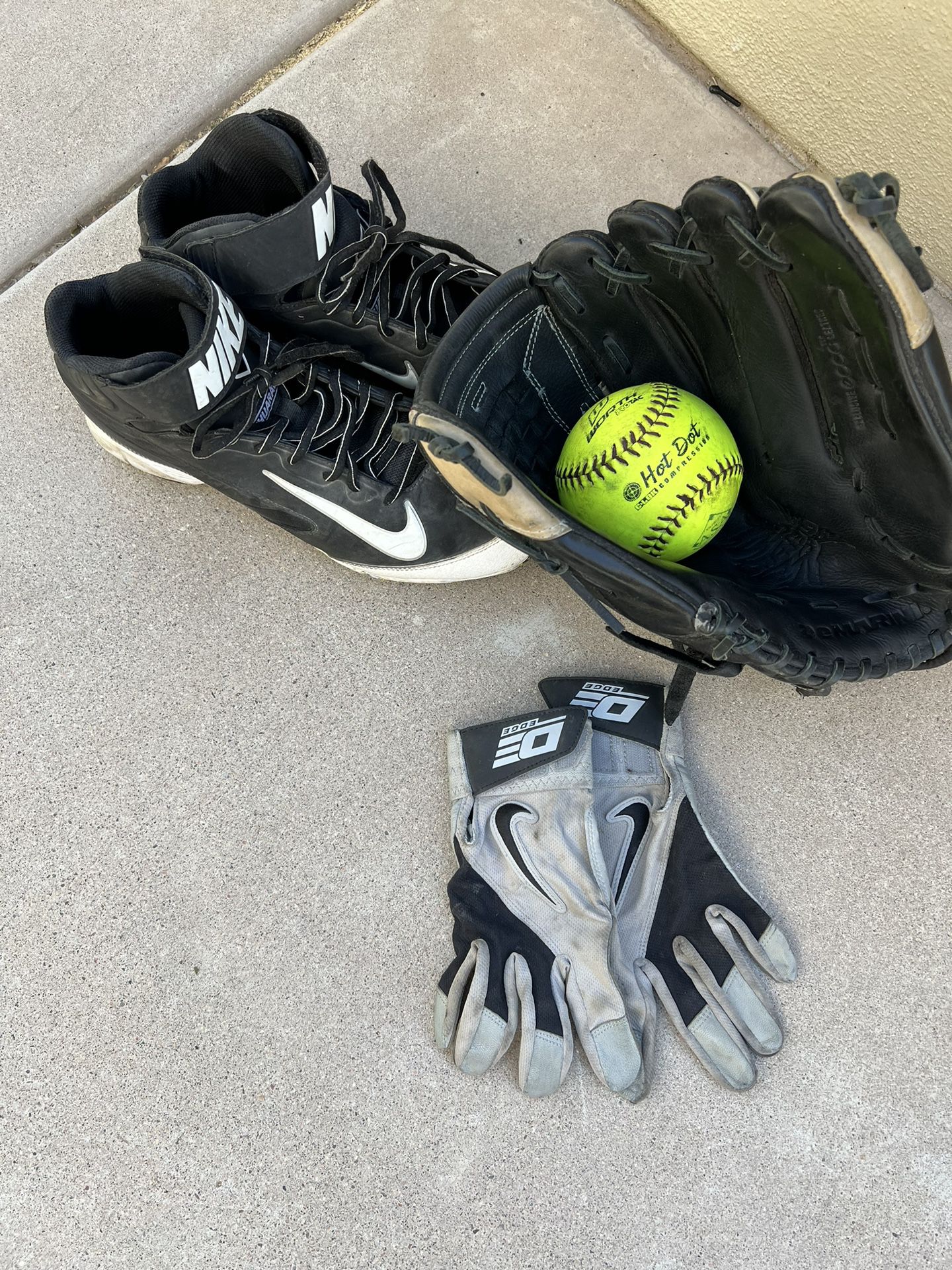 Baseball Glove And Accessories 