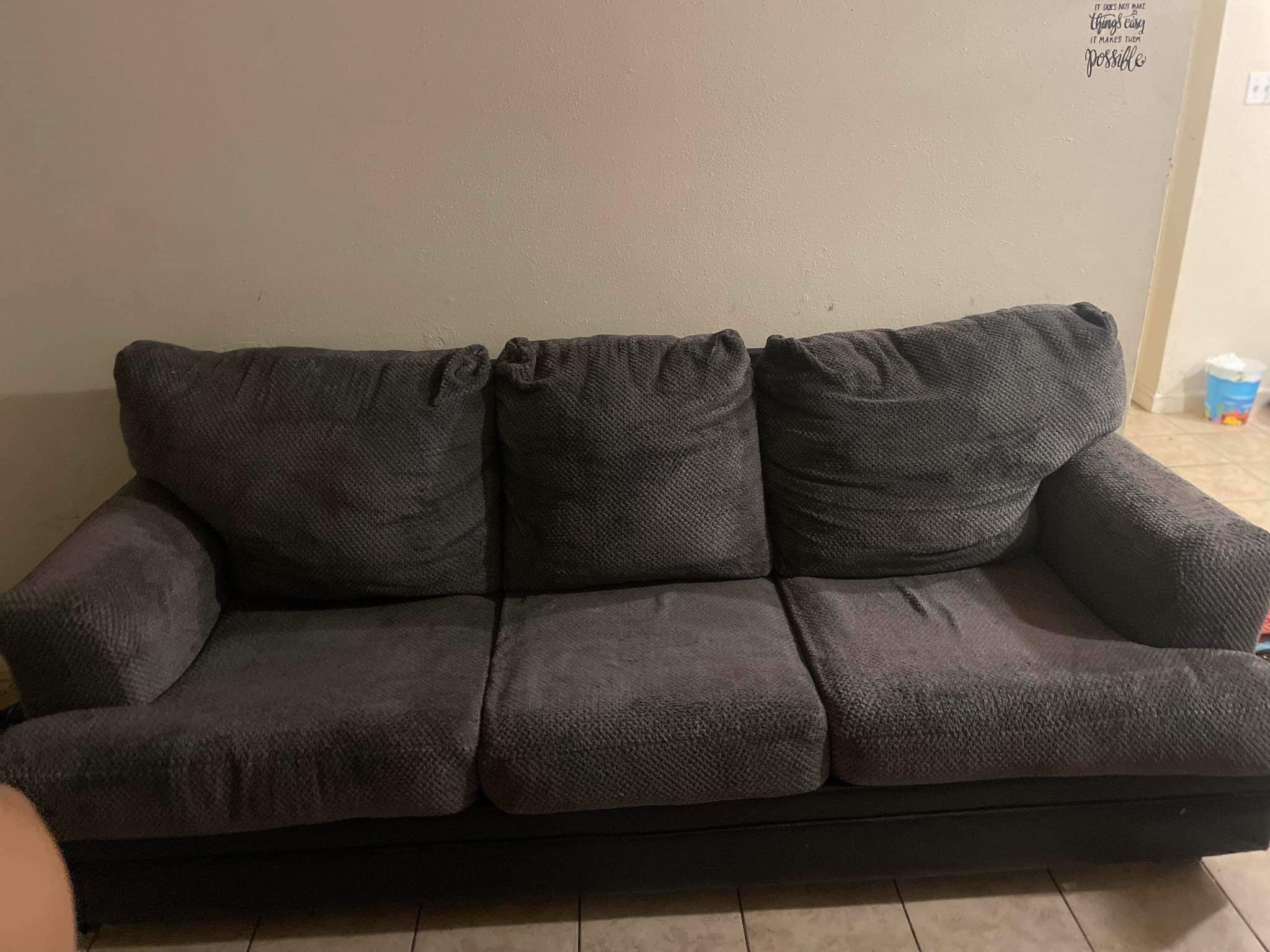 Grey Couches Very Comfy for Sale in San Antonio, TX OfferUp
