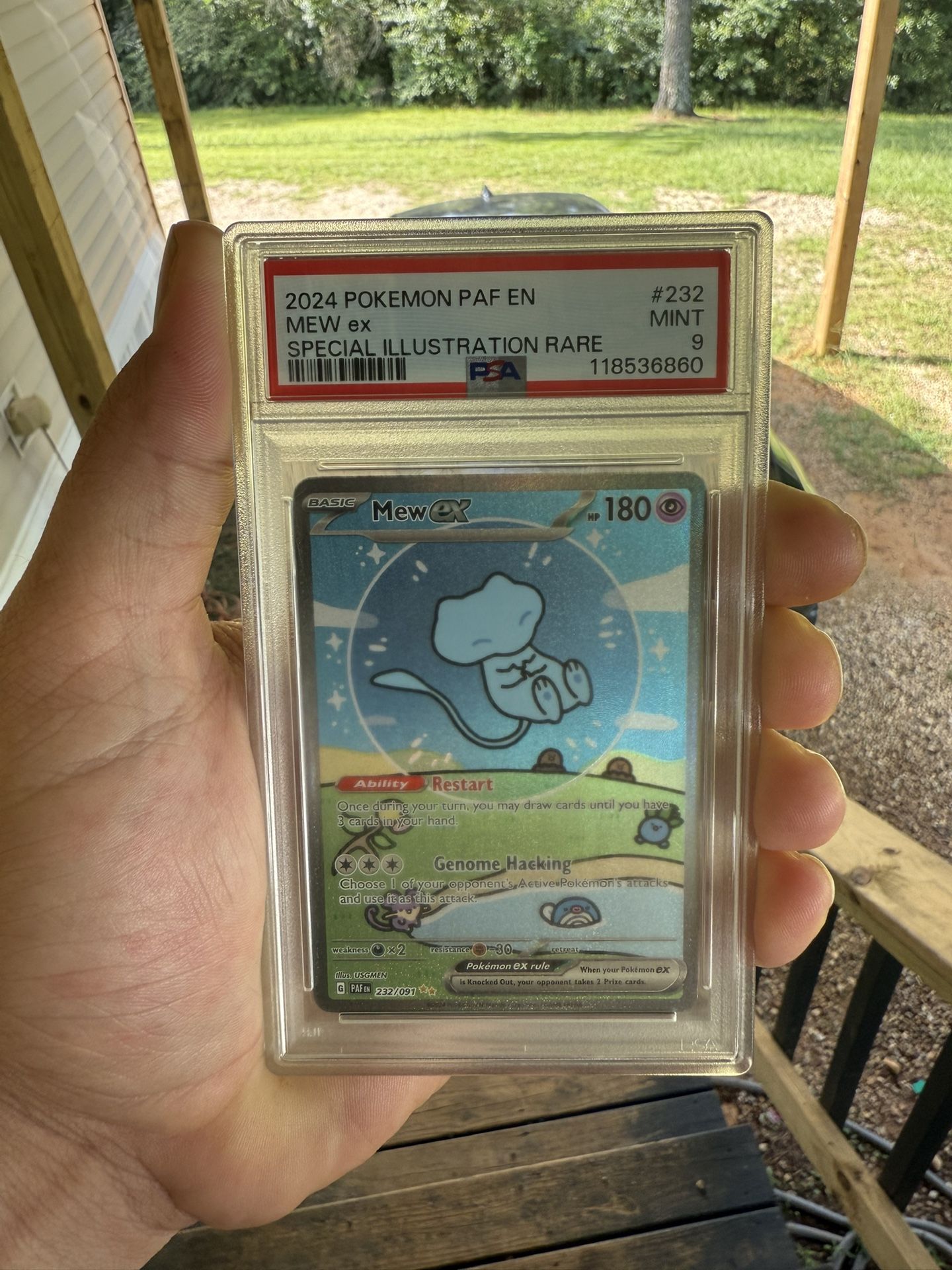 Mew Ex #232 PSA Graded 9 
