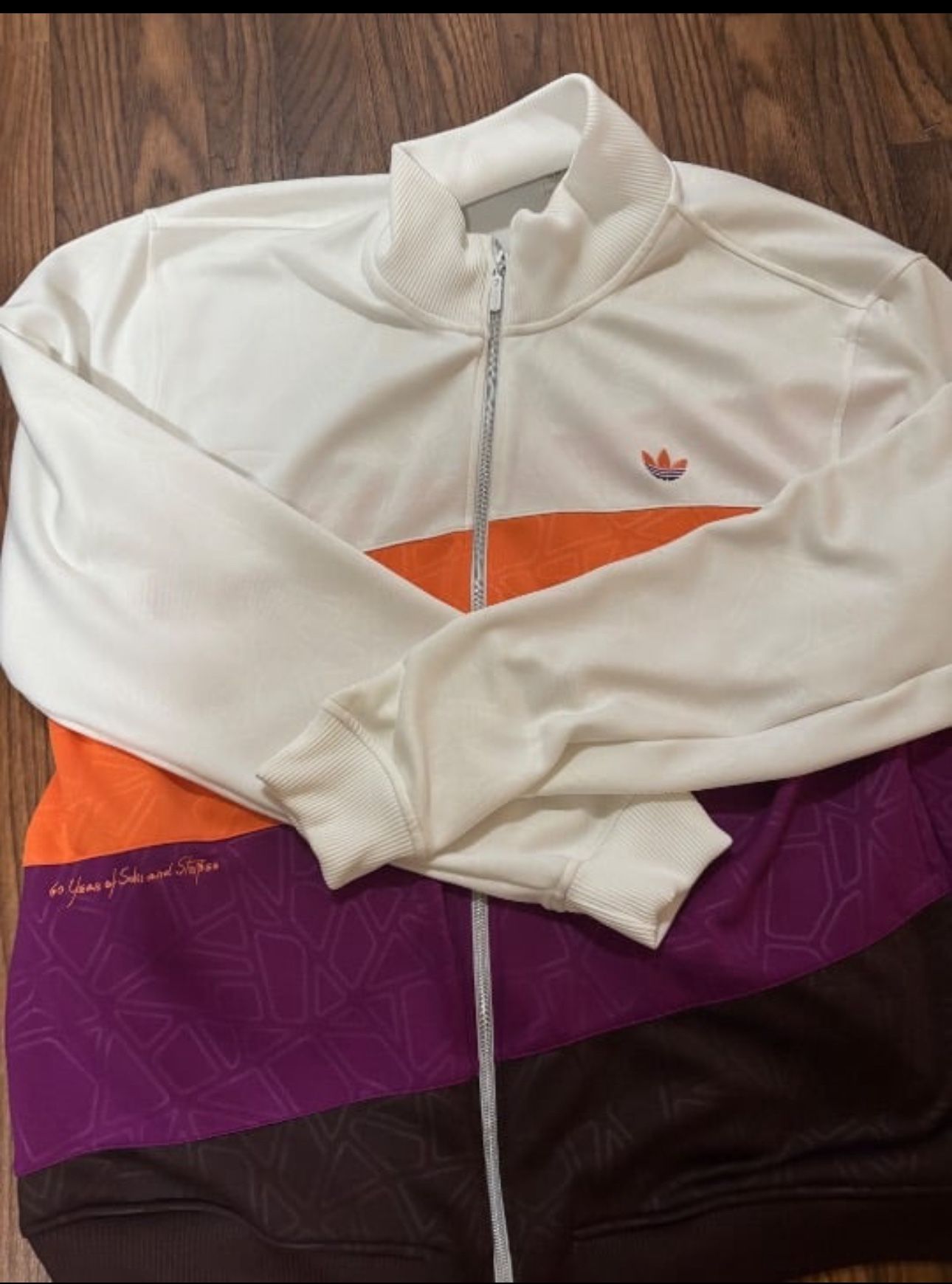 Adidas * Soles To Stripes Full Zip Up Sweater * Size 2XL * Men Or Woman