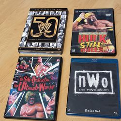 WWF WWE WRESTLING DVDs And Blu-ray! Hulk Hogan, Ultimate Warrior, NWO