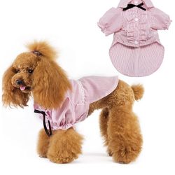 Dog Strip Pink  Shirt. ( XL & M ) 