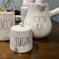Rae Dunn Artisan Collection Pot /cup/sugar $35 For All