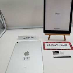 Apple IPad Pro 9.7in / Apple iPad 10.5in - $1 DOWN PAYMENT - NO CREDIT NEEDED