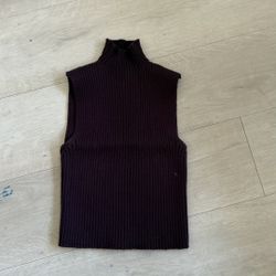 Purple Turtleneck Women Shirt - Zara - “S”