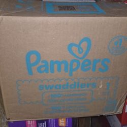 Pamper Size  1 La Caja Trae 198 Pañales En $30 El Precio Es Firme 