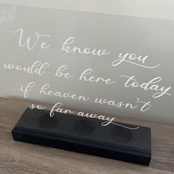 Wedding Memorial Sign 