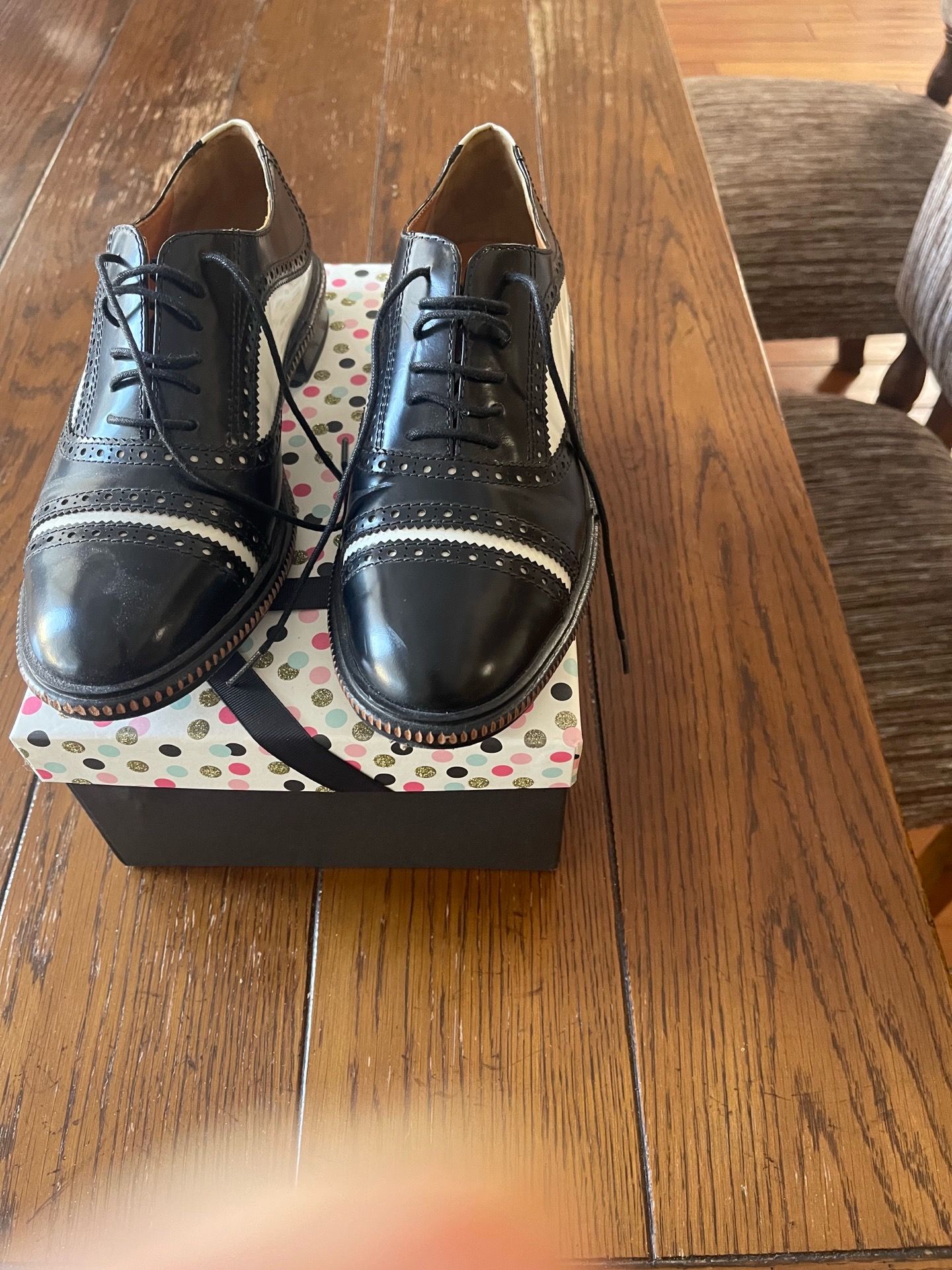 Marc Jacobs women loafers black and white