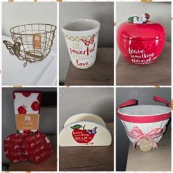 New Full Dolly Parton Apples & Butterflies Kitchen Collection ALL FOR $50