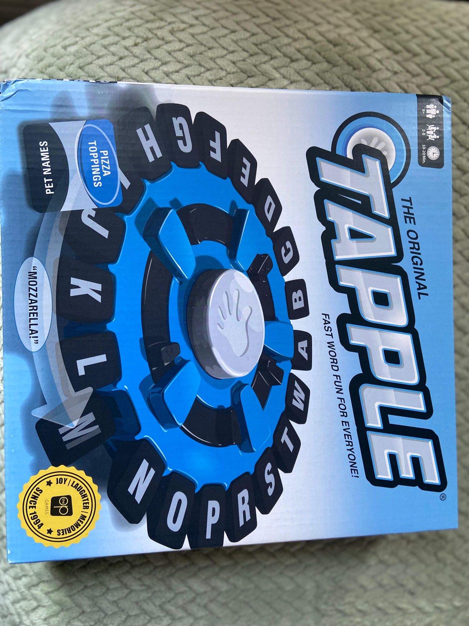 Board games - Tapple, Hues And Cues, And Blank Slate