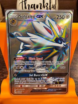 Solgaleo GX (Full Art) holofoil