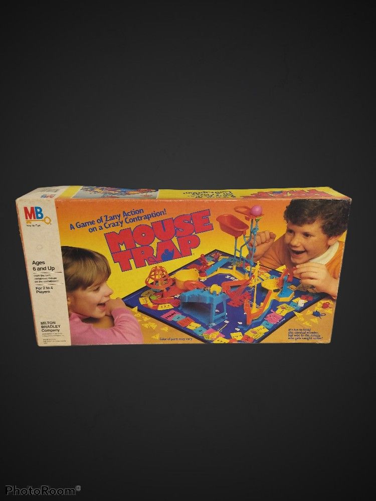 Vintage 1986 Mouse Trap Board Game 