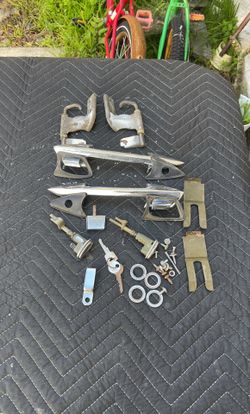 1958 Ford Thunderbird Outer Door Handles And Locks With Hardware