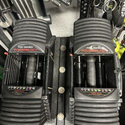 Powerblock Pro Exp 90 urethane dumbbells