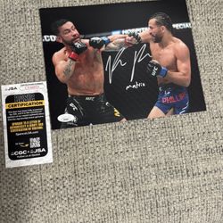 Kyler Phillips Autographed Signed UFC MMA 8x10 Photo Inscribed Matrix JSA COA