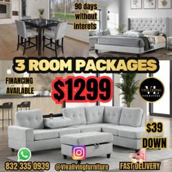 3 ROOM PACKAGES 🔥🚛🚛