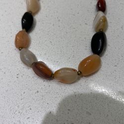 Beautiful Mid Length Stone Necklace