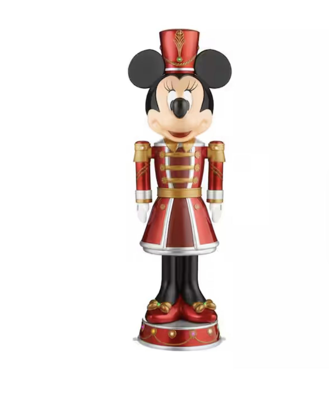 5 ft. LED Holiday Minnie Mouse Nutcracker Holiday Yard Decoration