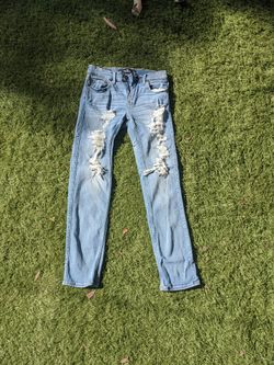 Ripped Hollister Jeans Size 30