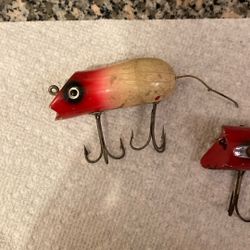 Heddon Lucky 13  Vintage  Lure And Marty Mighty Mouse Shakespear