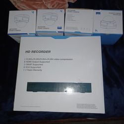HD Recorder With 4 Cameras