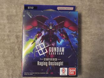 Gundam Card Game ST12 Raging Onslaught Starter Deck – Sealed
